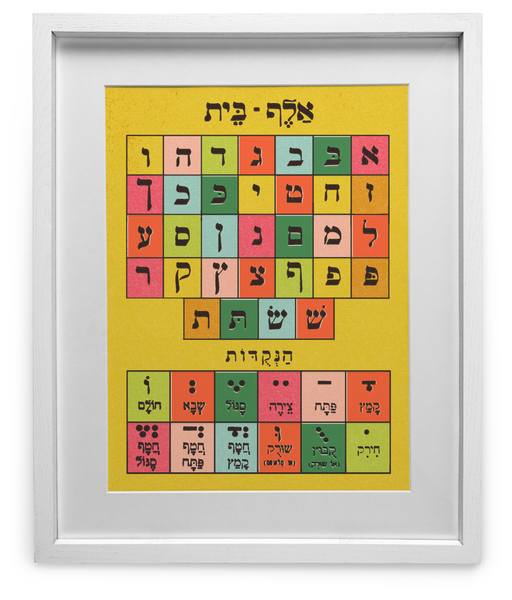 Pop Art Aleph Bet