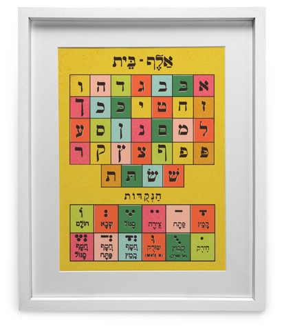 Pop Art Aleph Bet